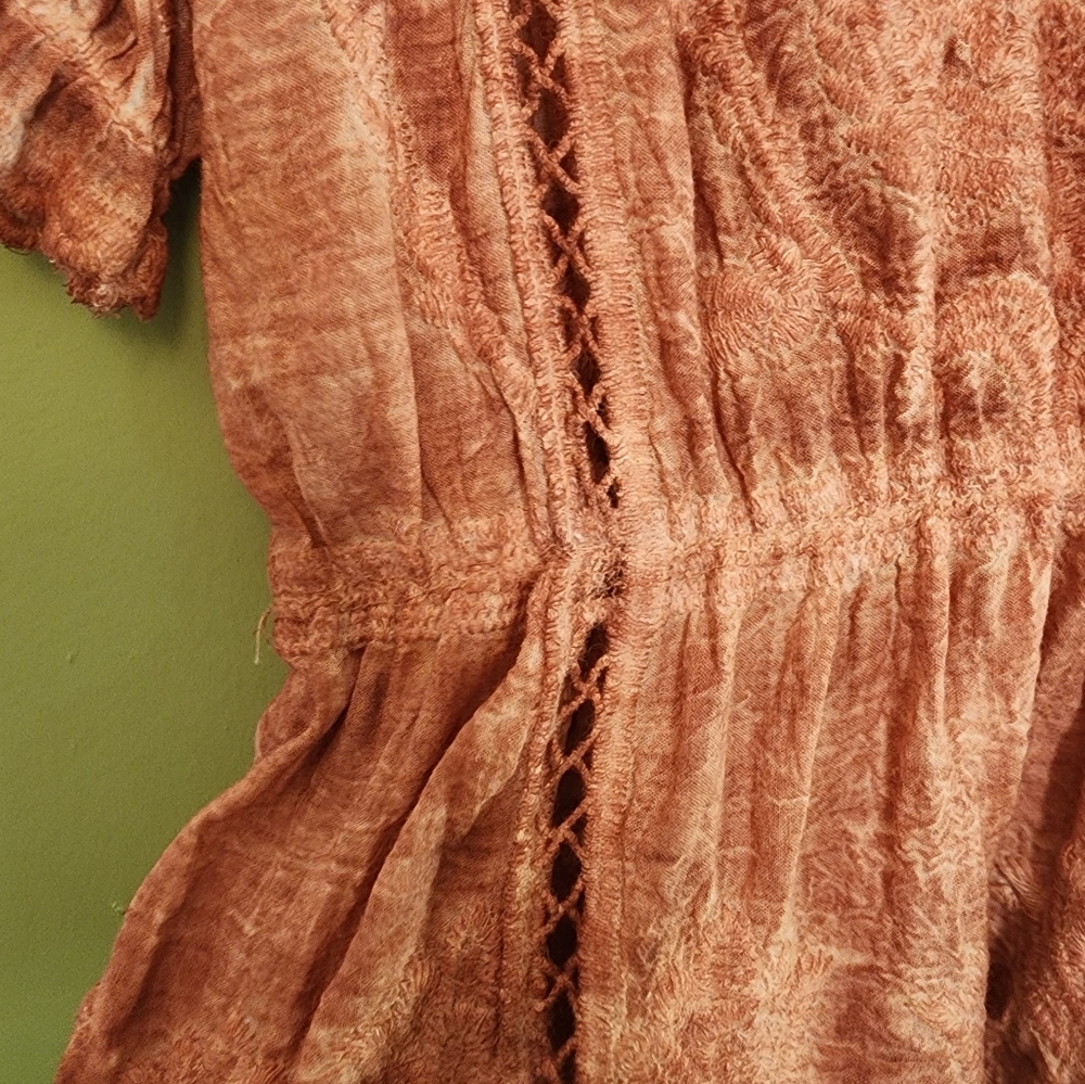 Democracy Boho Rust Top Small - Picture 7 of 11